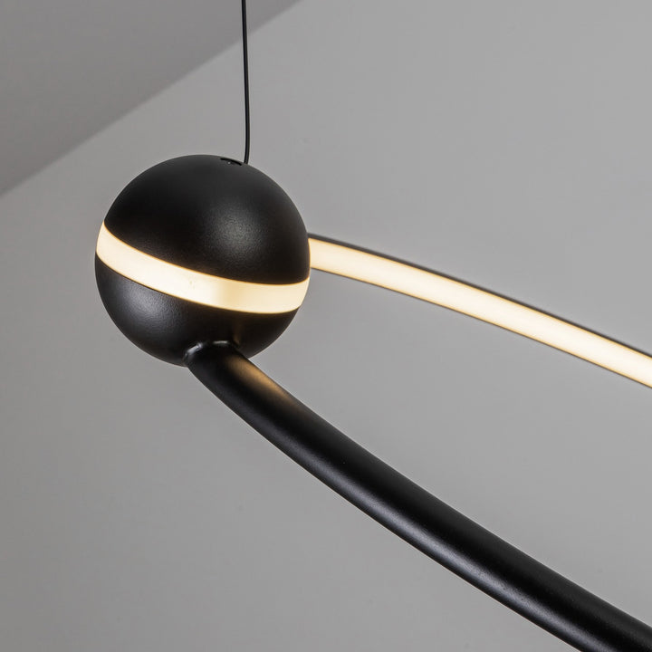 Kuzco Canada - CH17702-BK - LED Chandelier - Isho - Black