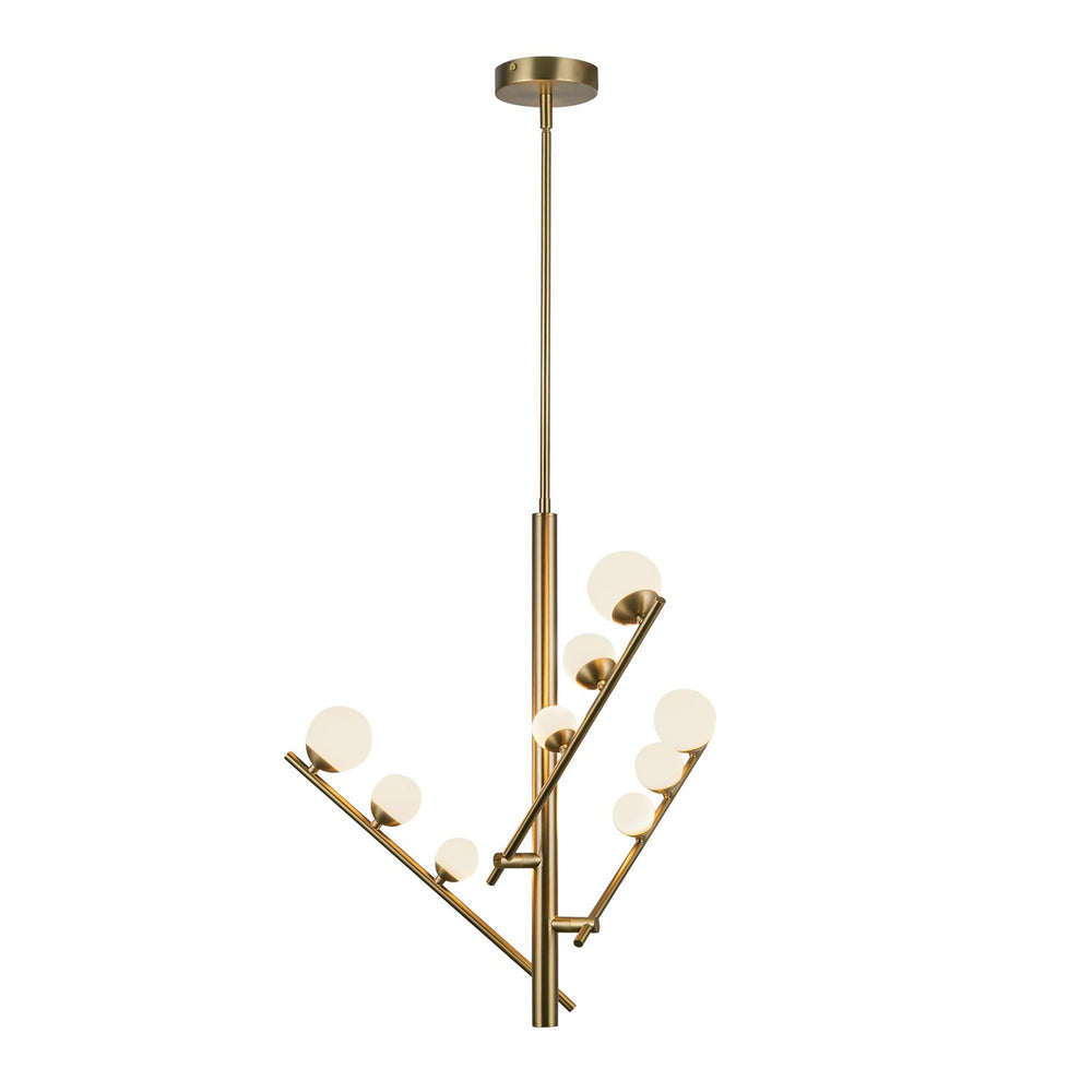 Kuzco Canada - CH55524-BG/OP - LED Chandelier - Cypress - Brushed Gold/Opal Glass
