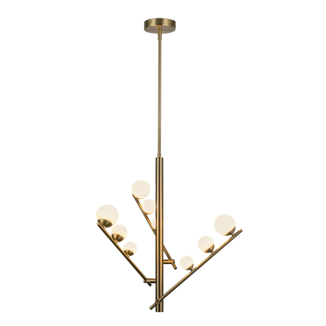 Kuzco Canada - CH55524-BG/OP - LED Chandelier - Cypress - Brushed Gold/Opal Glass