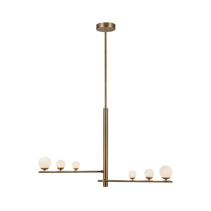 Kuzco Canada - PD55520-BG/OP - LED Pendant - Cypress - Brushed Gold/Opal Glass
