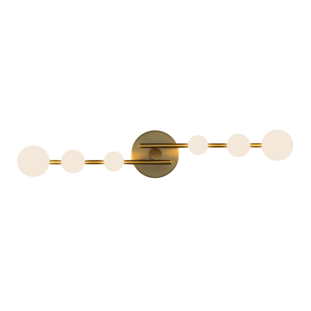 Kuzco Canada - VL55529-BG/OP - LED Vanity - Cypress - Brushed Gold/Opal Glass