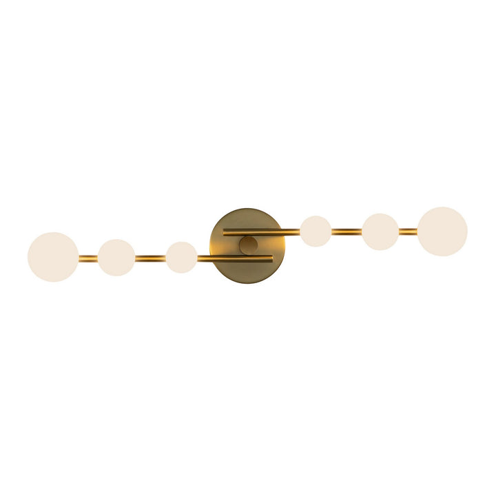 Kuzco Canada - VL55529-BG/OP - LED Vanity - Cypress - Brushed Gold/Opal Glass