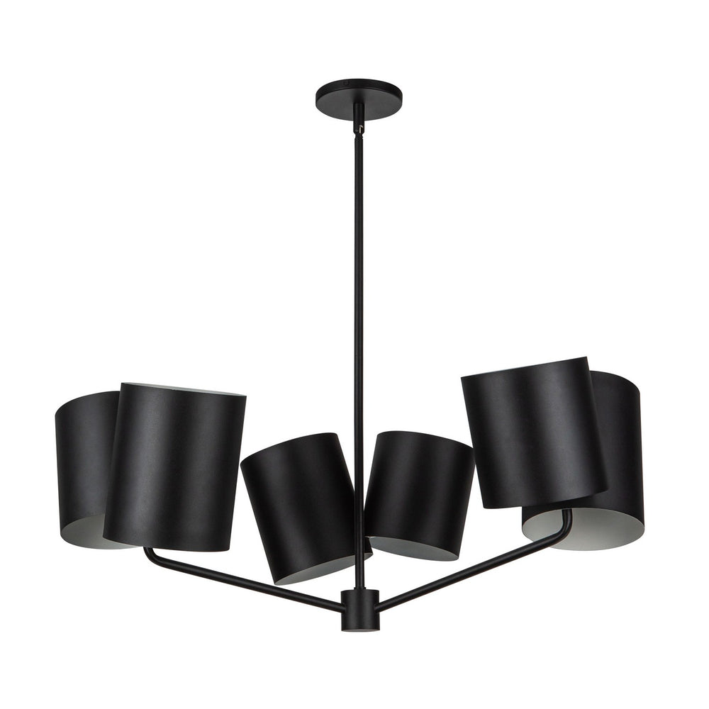 Kuzco Canada - CH58830-BK - Six Light Chandelier - Keiko - Black