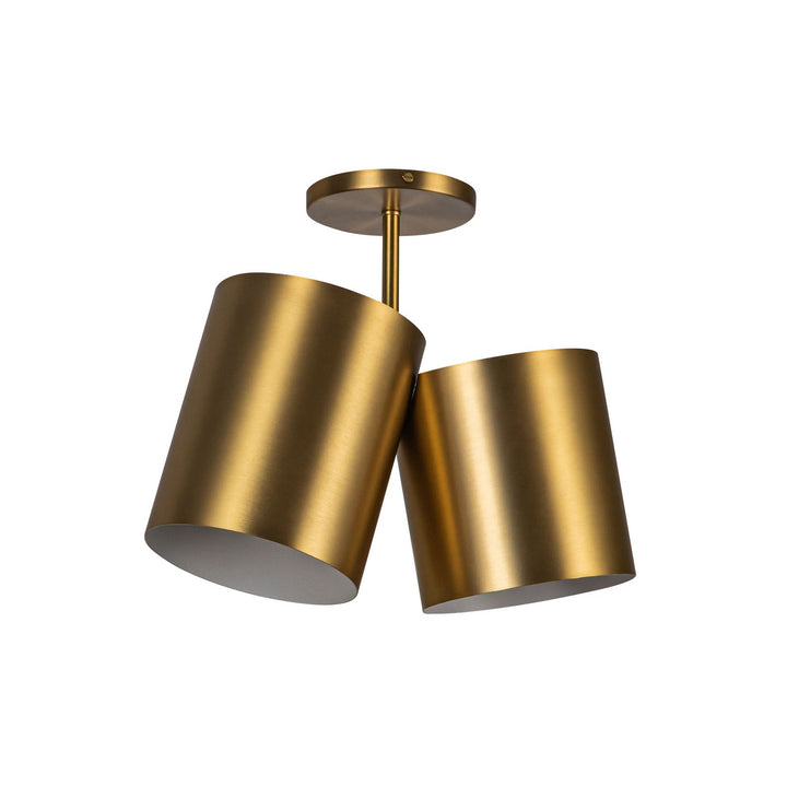 Kuzco Canada - SF58814-BG - Two Light Semi-Flush Mount - Keiko - Brushed Gold