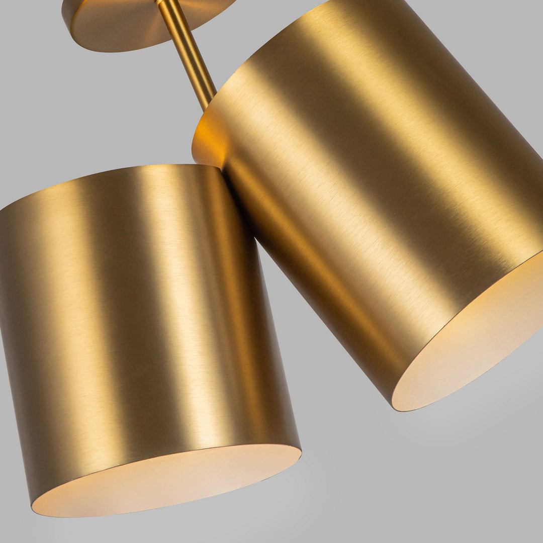 Kuzco Canada - SF58814-BG - Two Light Semi-Flush Mount - Keiko - Brushed Gold