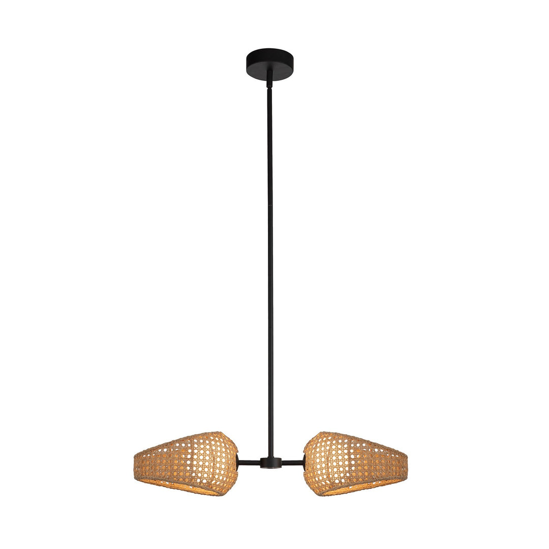 Kuzco Canada - PD20602-BK/OP - LED Pendant - Lanai - Black/Opal Glass