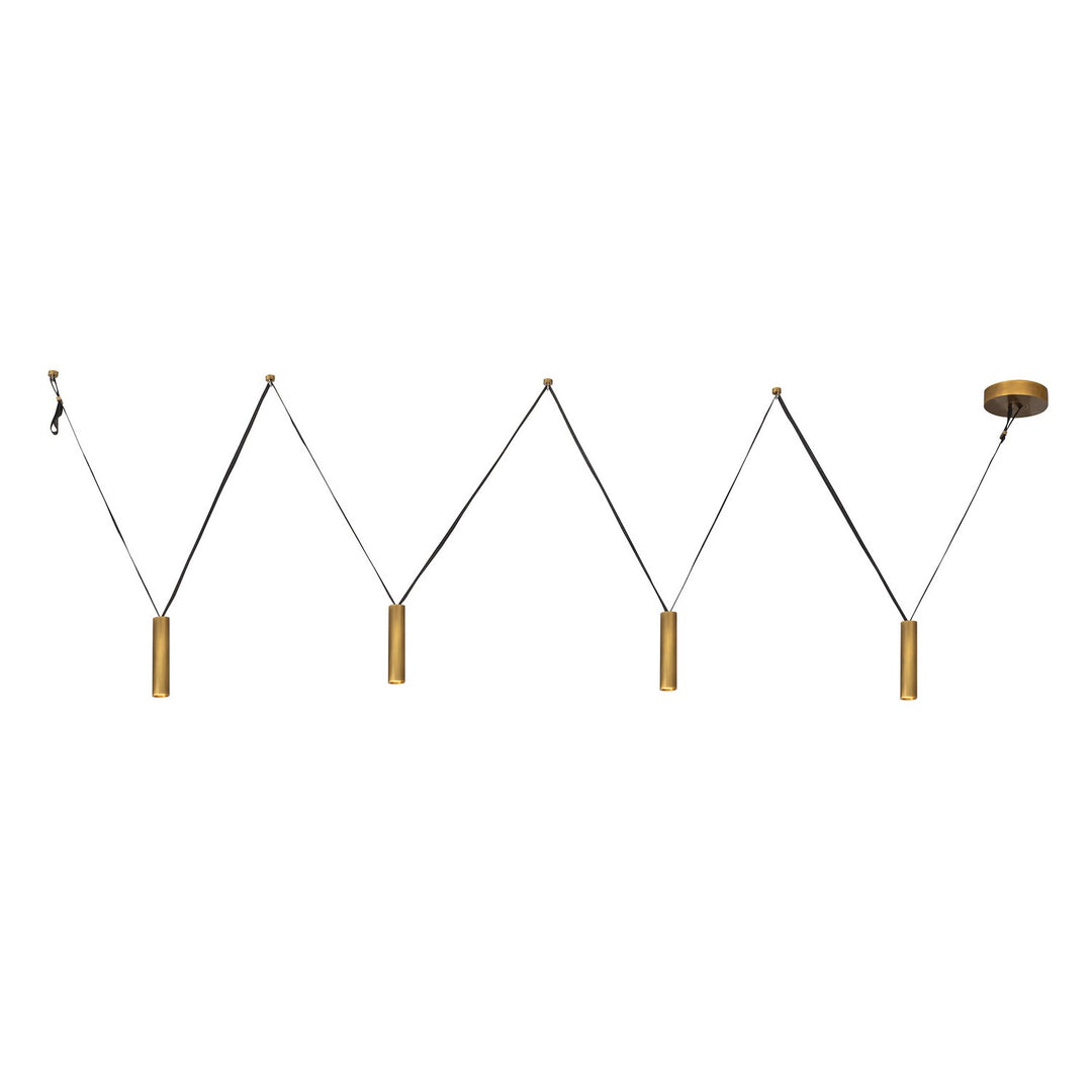 Kuzco Canada - LP90404-VB - LED Linear Pendant - Mason - Vintage Brass