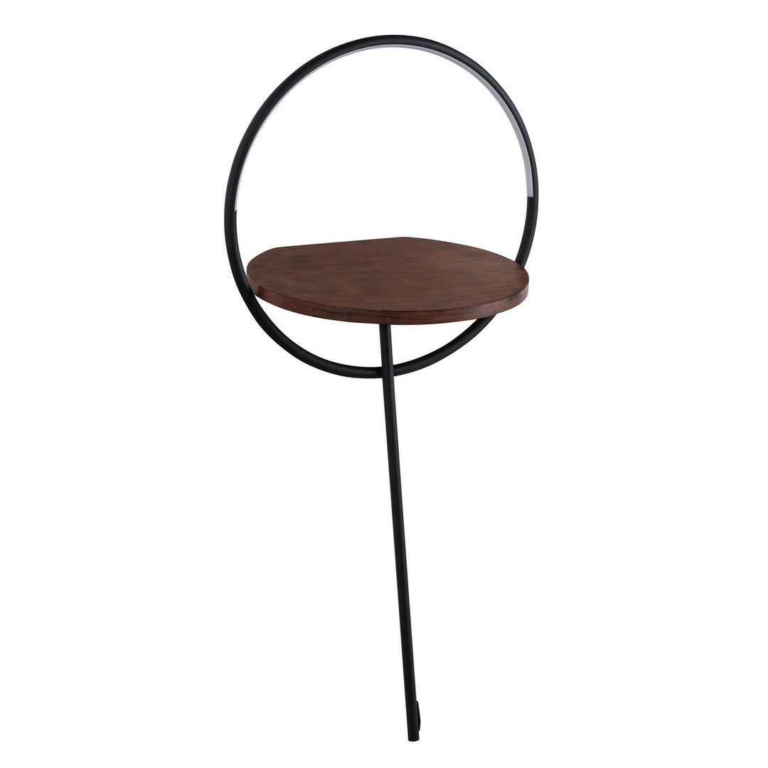 Kuzco Canada - FL83818-BK/WT - LED Floor Lamp - Maya - Black/Walnut