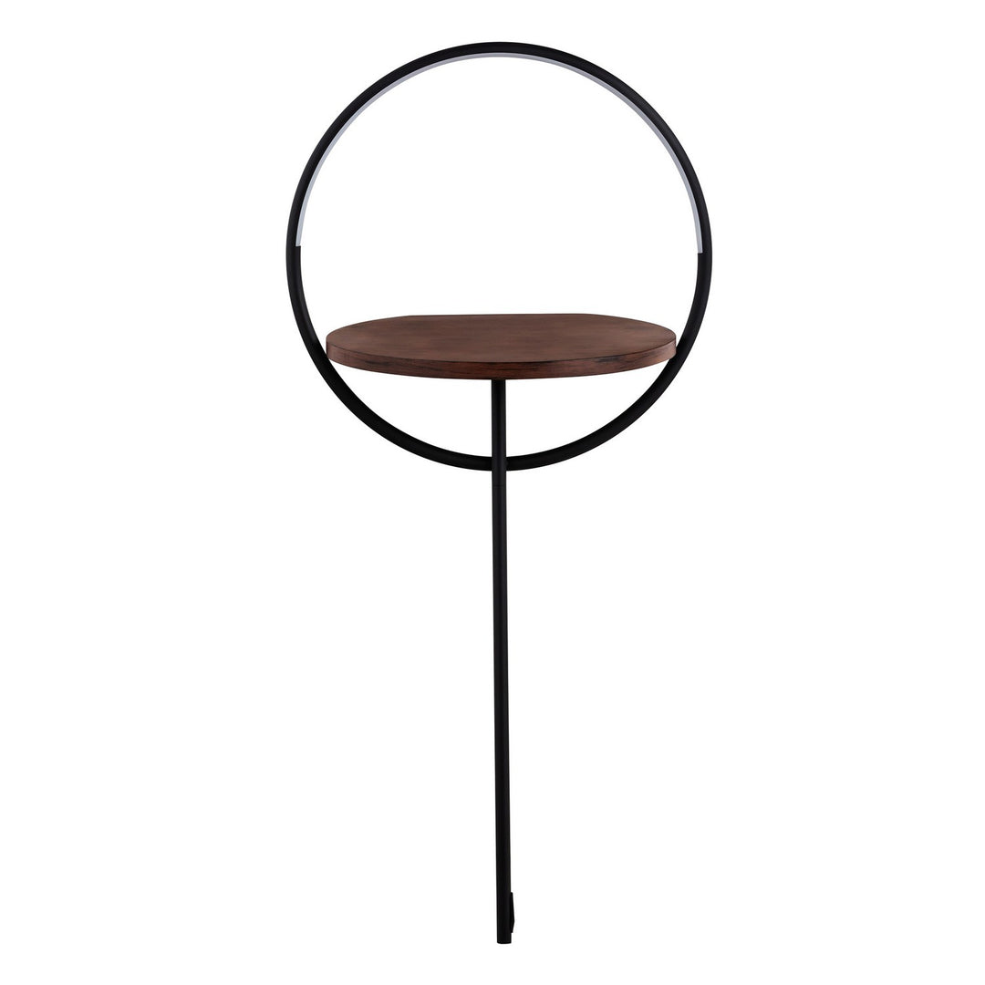 Kuzco Canada - FL83818-BK/WT - LED Floor Lamp - Maya - Black/Walnut