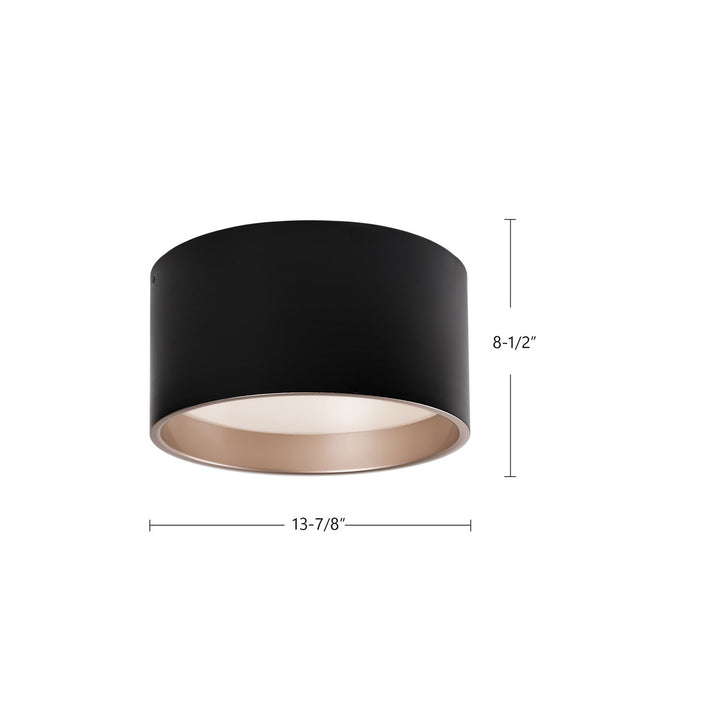Kuzco Canada - FM11414-BK-5CCT - LED Flush Mount - Mousinni - Black
