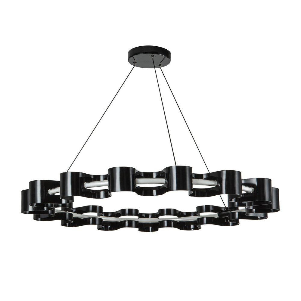 Kuzco Canada - CH18035-GBK - LED Chandelier - Nami - Glossy Black