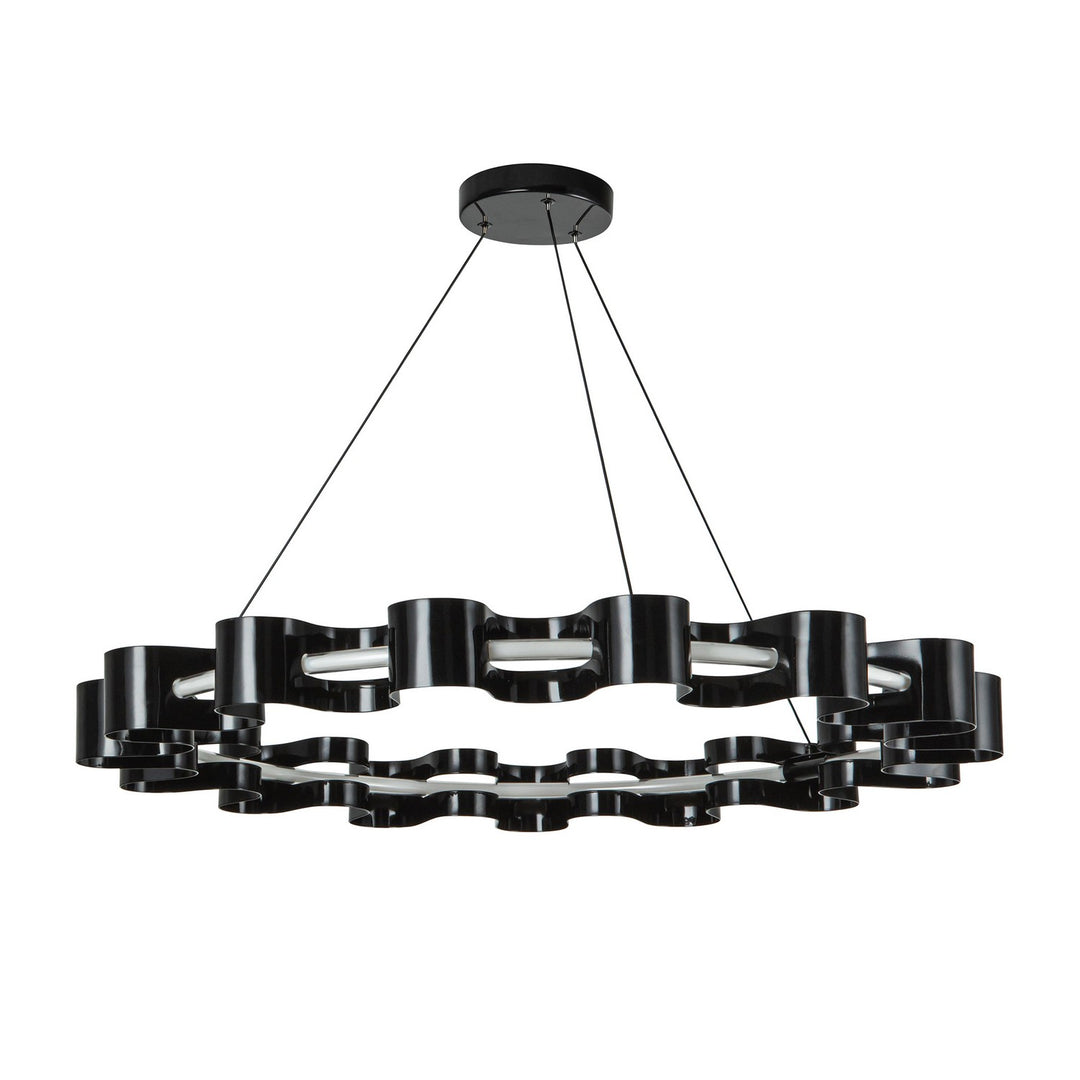 Kuzco Canada - CH18035-GBK - LED Chandelier - Nami - Glossy Black