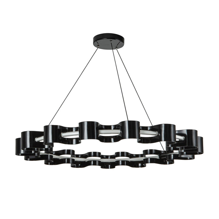 Kuzco Canada - CH18035-GBK - LED Chandelier - Nami - Glossy Black