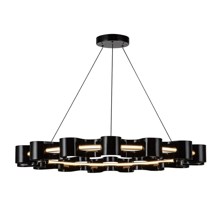 Kuzco Canada - CH18035-GBK - LED Chandelier - Nami - Glossy Black