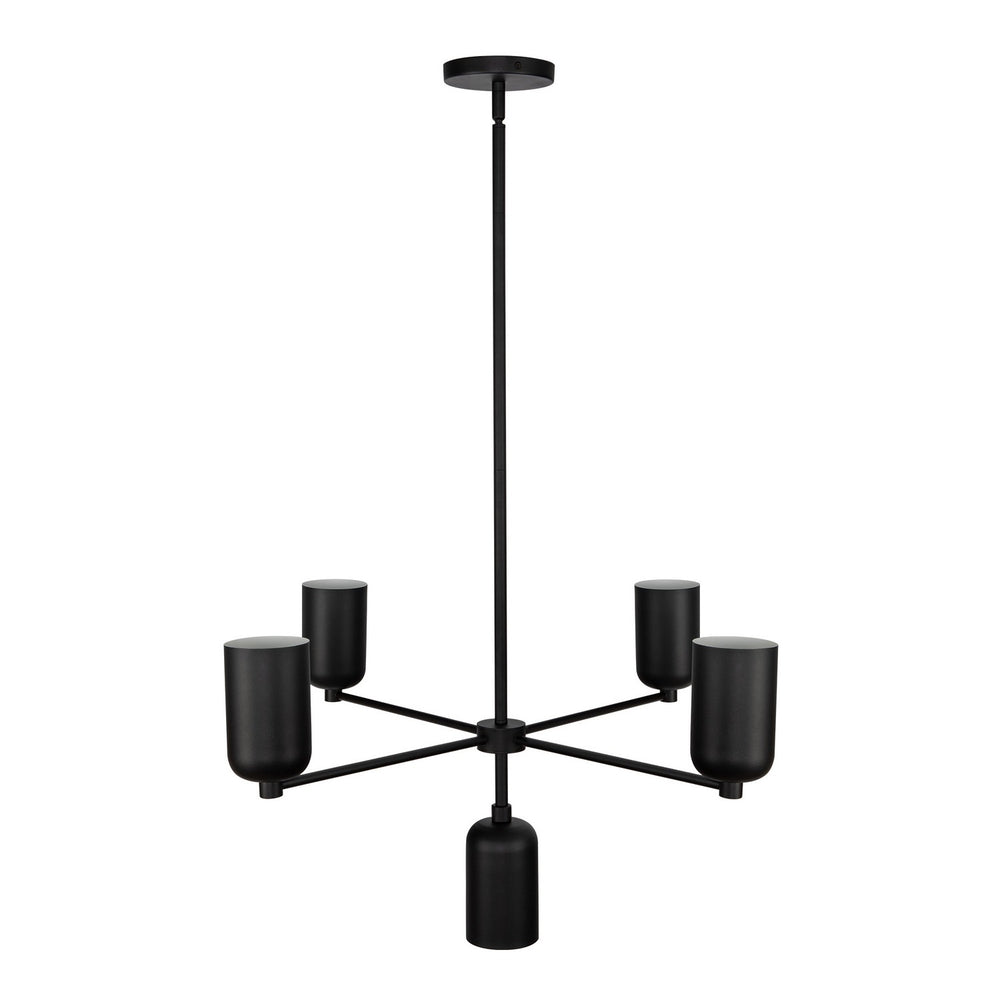Kuzco Canada - CH57731-BK - Five Light Chandelier - Nola - Black