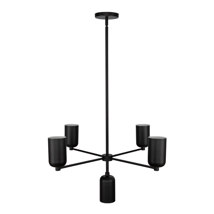 Kuzco Canada - CH57731-BK - Five Light Chandelier - Nola - Black