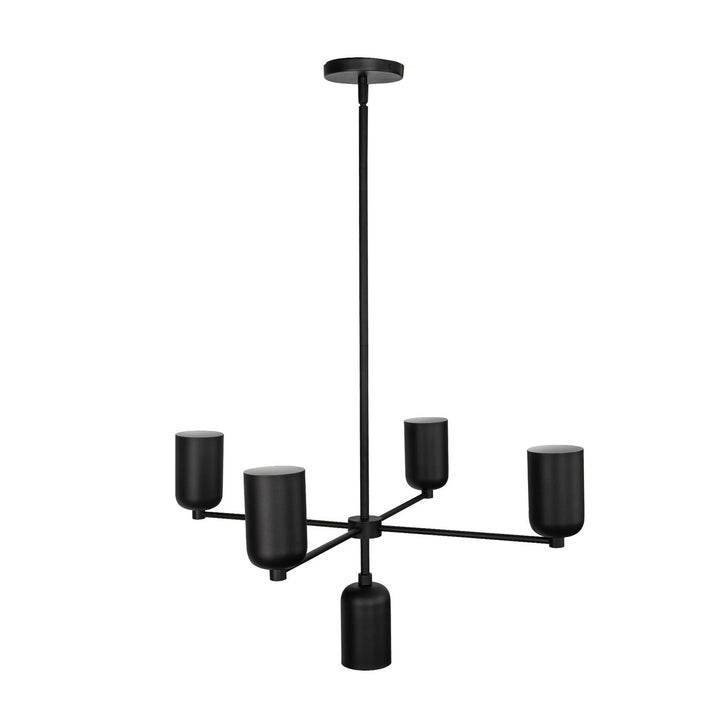 Kuzco Canada - CH57731-BK - Five Light Chandelier - Nola - Black
