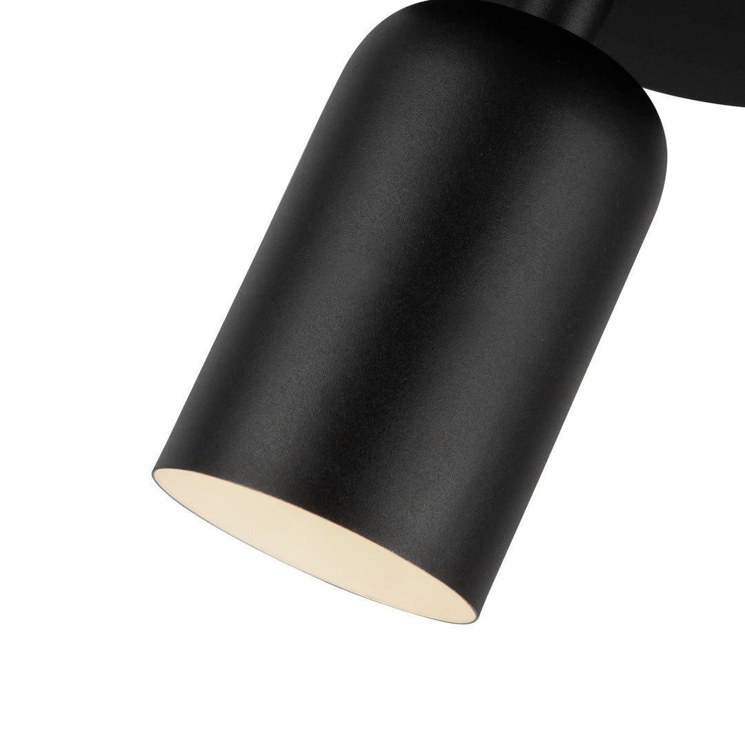 Kuzco Canada - SF57704-BK - One Light Semi-Flush Mount - Nola - Black