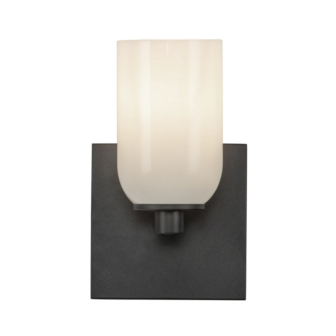 Kuzco Canada - WS57704-BK/GO - One Light Wall Sconce - Nola - Black/Glossy Opal Glass