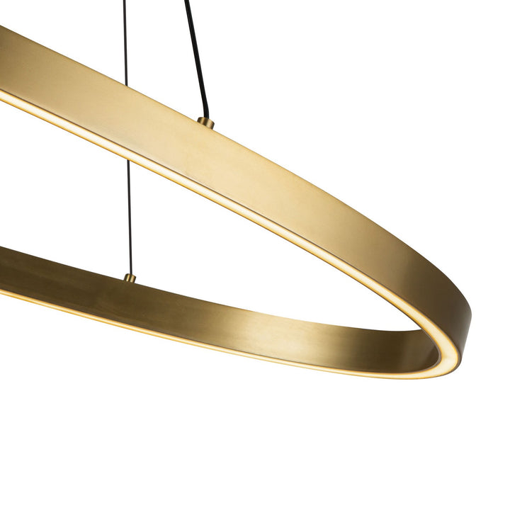 Kuzco Canada - LP79140-BG - LED Linear Pendant - Ovale - Brushed Gold