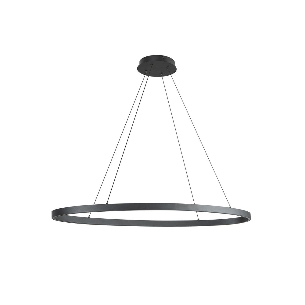Kuzco Canada - LP79140-BK - LED Linear Pendant - Ovale - Black