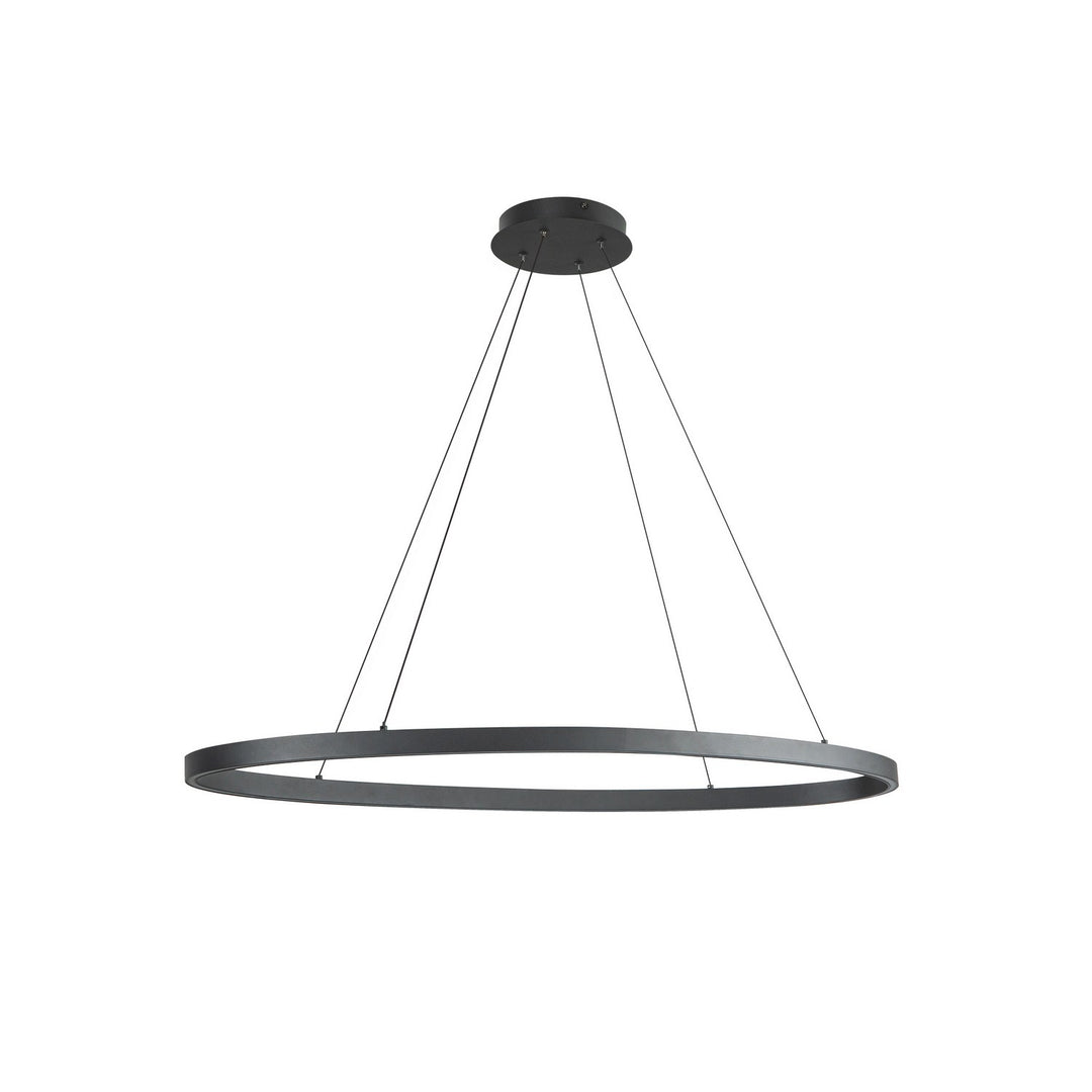Kuzco Canada - LP79140-BK - LED Linear Pendant - Ovale - Black