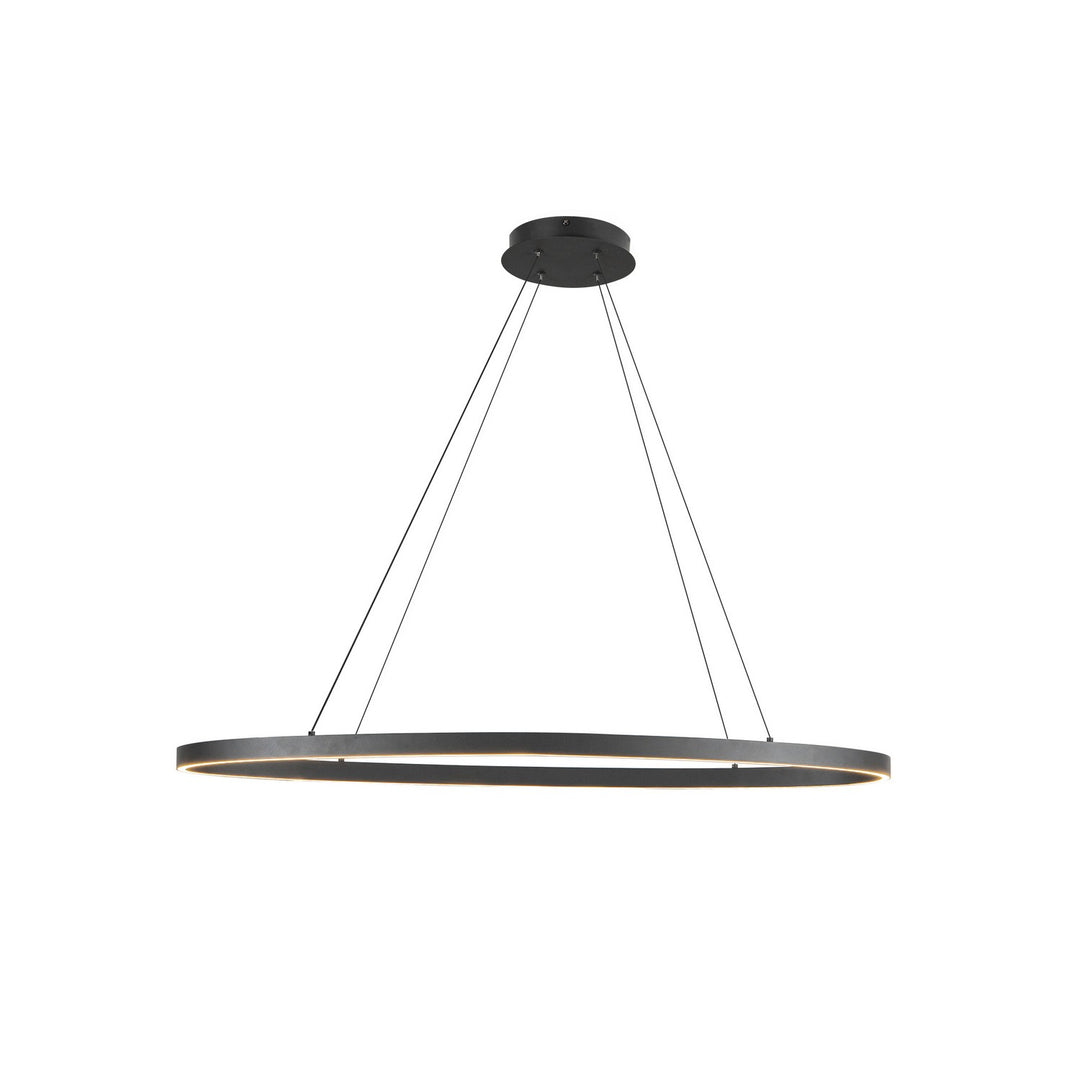 Kuzco Canada - LP79140-BK - LED Linear Pendant - Ovale - Black