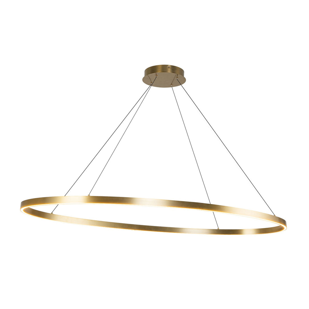 Kuzco Canada - LP79153-BG - LED Linear Pendant - Ovale - Brushed Gold