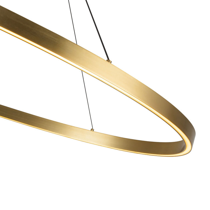 Kuzco Canada - LP79153-BG - LED Linear Pendant - Ovale - Brushed Gold