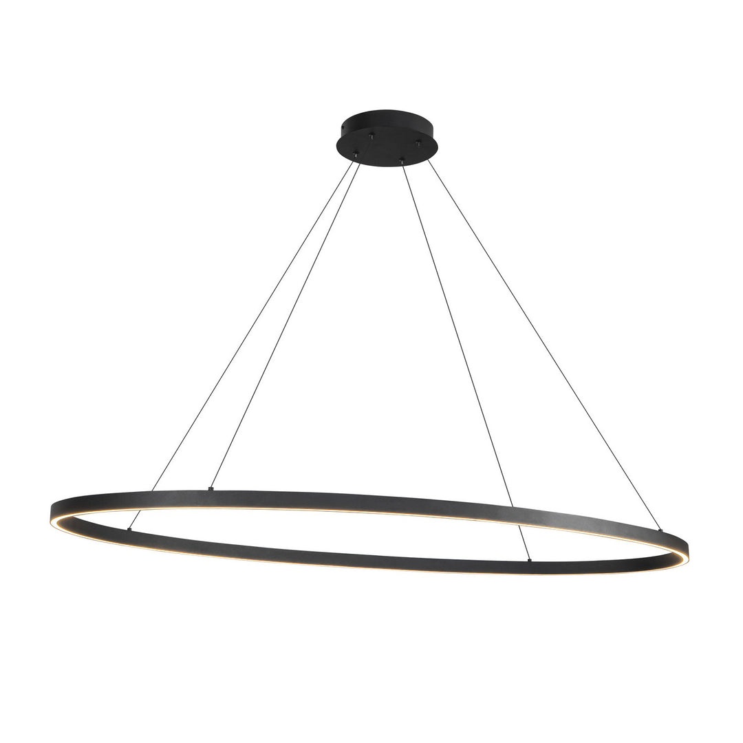 Kuzco Canada - LP79153-BK - LED Linear Pendant - Ovale - Black