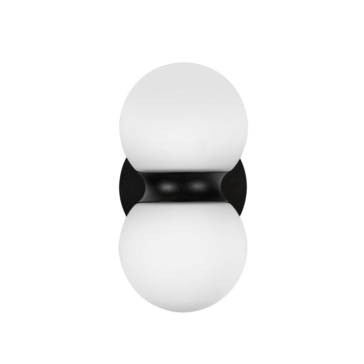 Kuzco Canada - EW77209-BK/OP - LED Exterior Wall Mount - Peri - Black/Opal Glass