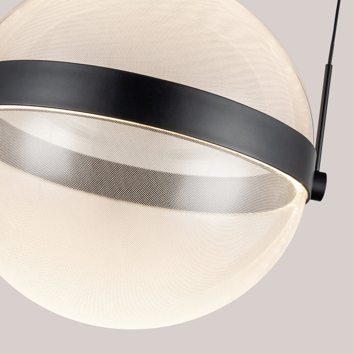 Kuzco Canada - PD75912-BK/LG-3CCT - LED Pendant - Pisces - Black/Light Guide