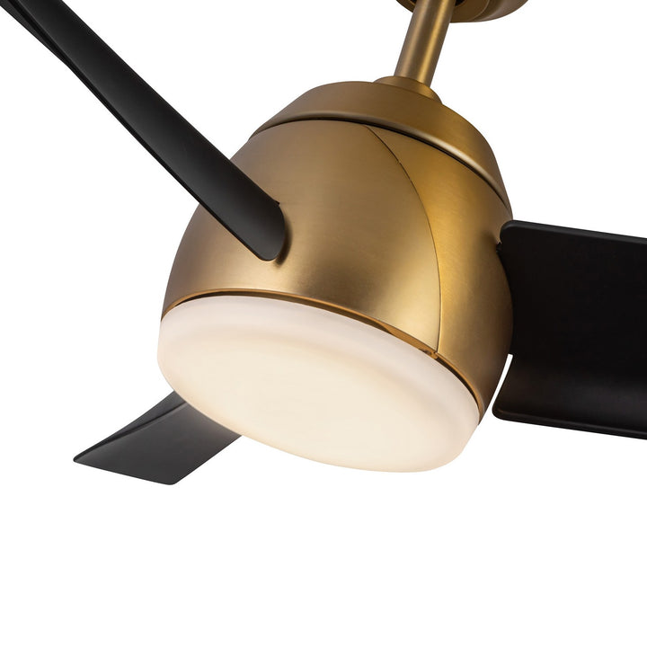 Kuzco Canada - CF91954-BG/MB - 54"Ceiling Fan - Thalia - Brushed Gold/Matte Black
