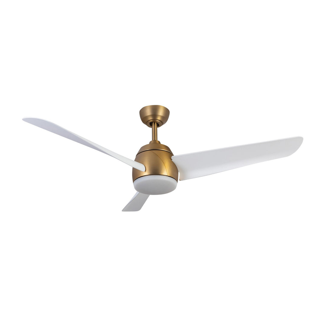 Kuzco Canada - CF91954-BG/WH - 54"Ceiling Fan - Thalia - Brushed Gold/Matte White