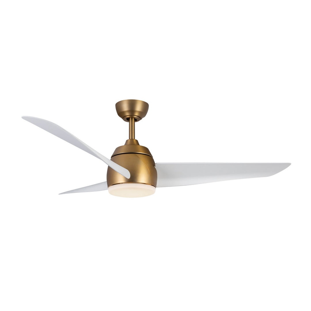 Kuzco Canada - CF91954-BG/WH - 54"Ceiling Fan - Thalia - Brushed Gold/Matte White