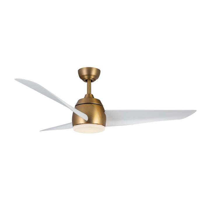 Kuzco Canada - CF91954-BG/WH - 54"Ceiling Fan - Thalia - Brushed Gold/Matte White