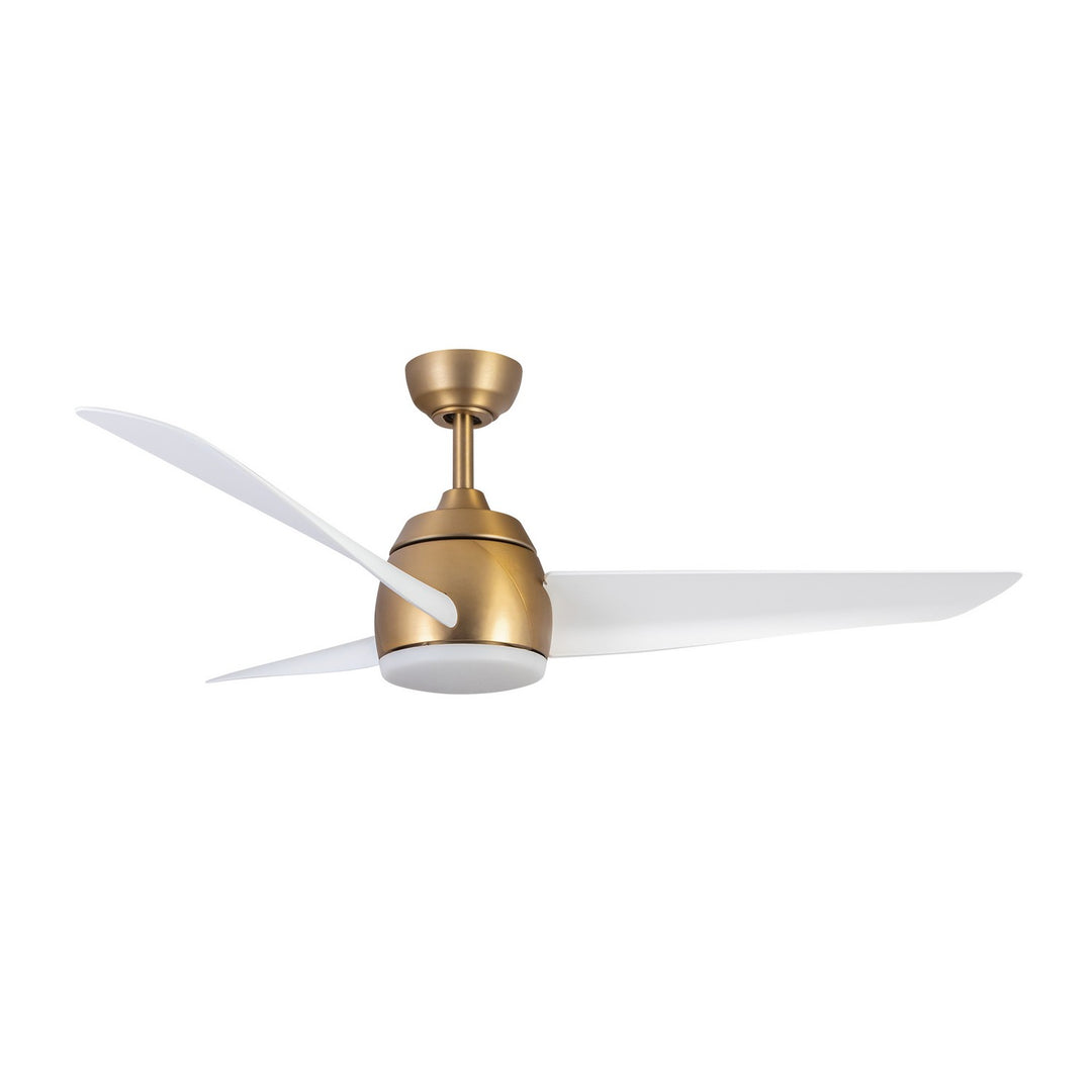 Kuzco Canada - CF91954-BG/WH - 54"Ceiling Fan - Thalia - Brushed Gold/Matte White