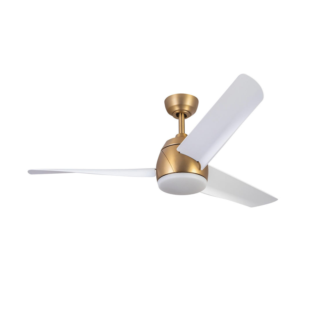 Kuzco Canada - CF91954-BG/WH - 54"Ceiling Fan - Thalia - Brushed Gold/Matte White