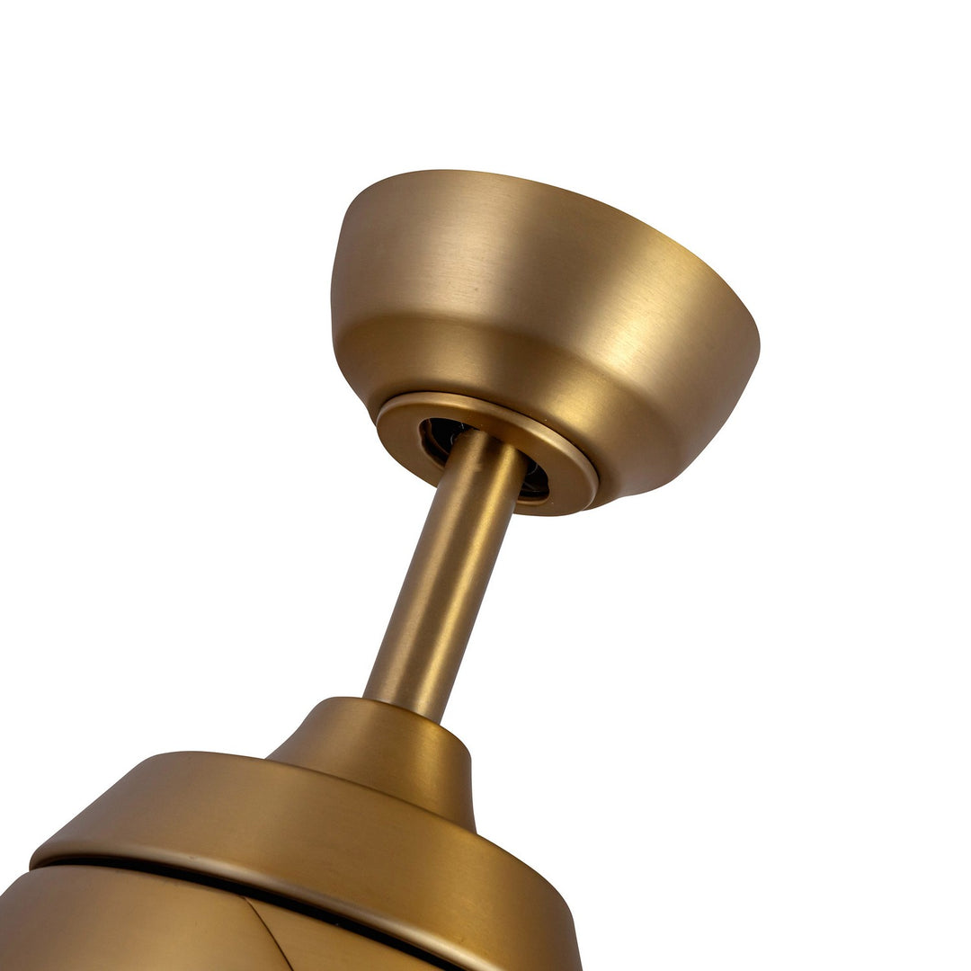 Kuzco Canada - CF91954-BG/WH - 54"Ceiling Fan - Thalia - Brushed Gold/Matte White