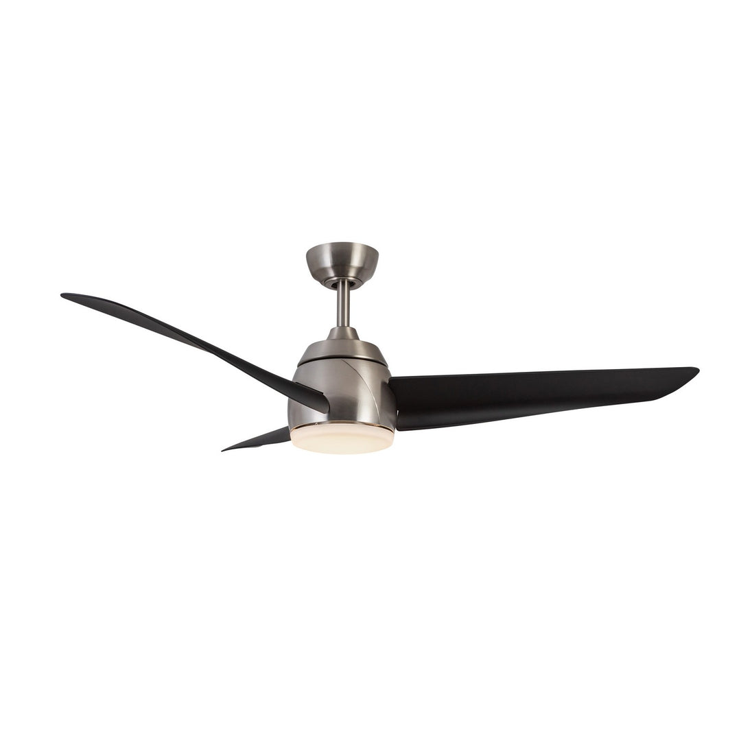 Kuzco Canada - CF91954-BN/MB - 54"Ceiling Fan - Thalia - Brushed Nickel/Matte Black