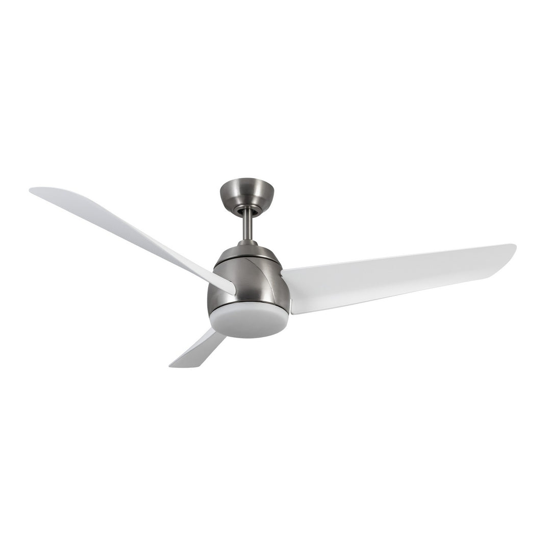 Kuzco Canada - CF91954-BN/WH - 54"Ceiling Fan - Thalia - Brushed Nickel/Matte White