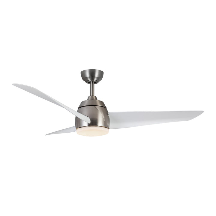 Kuzco Canada - CF91954-BN/WH - 54"Ceiling Fan - Thalia - Brushed Nickel/Matte White