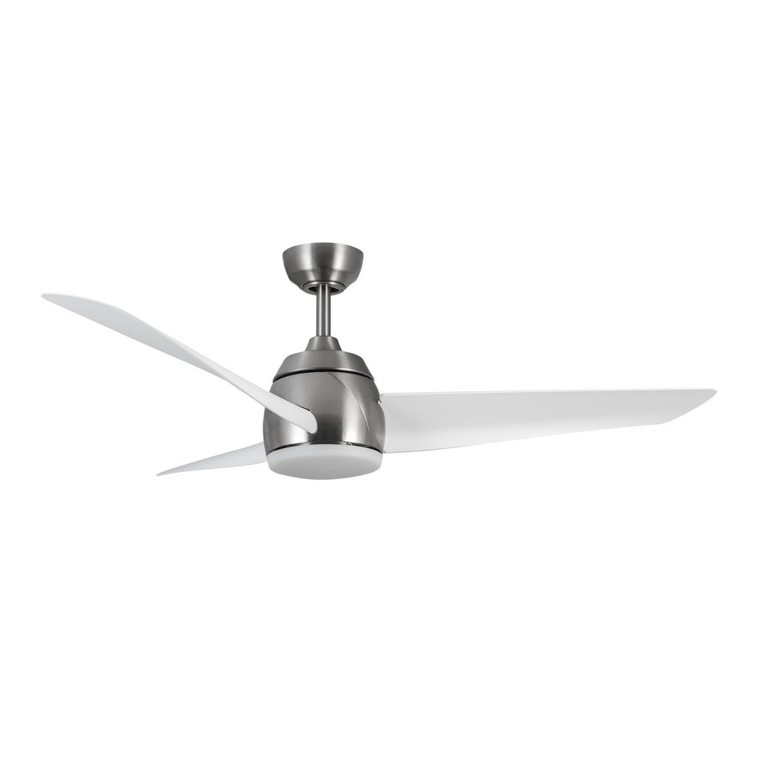 Kuzco Canada - CF91954-BN/WH - 54"Ceiling Fan - Thalia - Brushed Nickel/Matte White