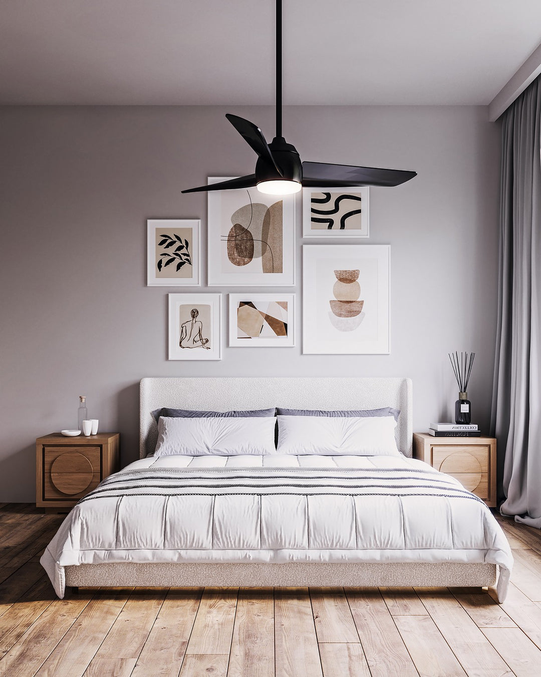 Kuzco Canada - CF91954-MB - 54"Ceiling Fan - Thalia - Matte Black
