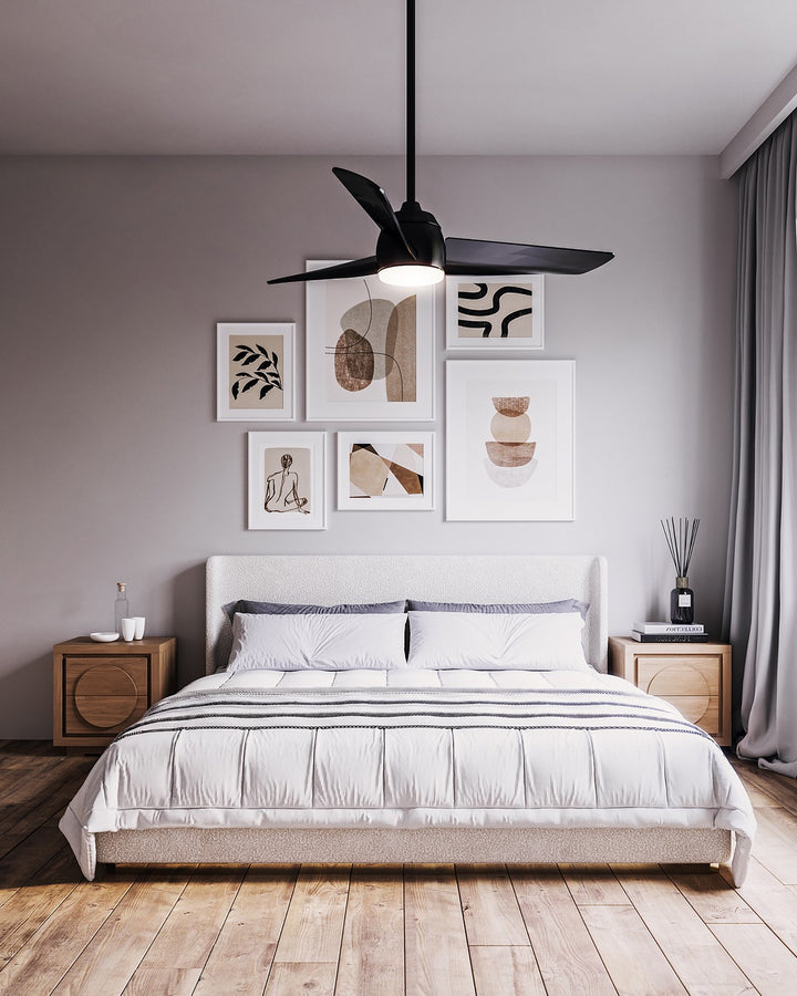Kuzco Canada - CF91954-MB - 54"Ceiling Fan - Thalia - Matte Black