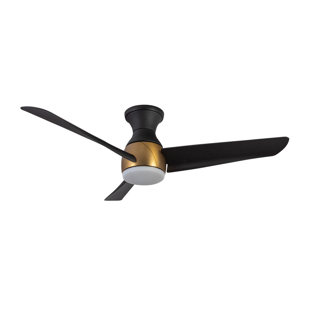 Kuzco Canada - HF91954-BG/MB - 54"Hugger Fan - Thalia - Brushed Gold/Matte Black