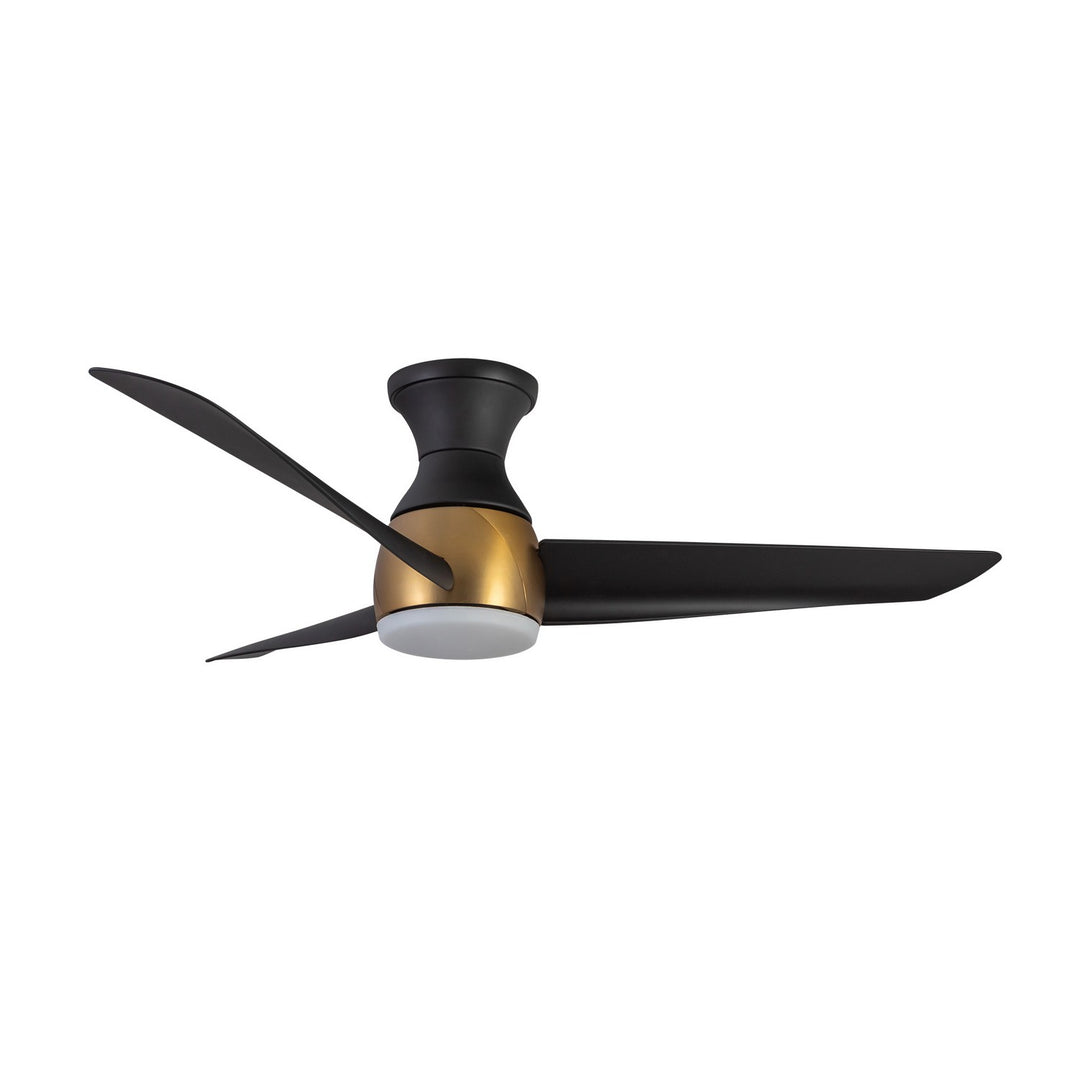 Kuzco Canada - HF91954-BG/MB - 54"Hugger Fan - Thalia - Brushed Gold/Matte Black