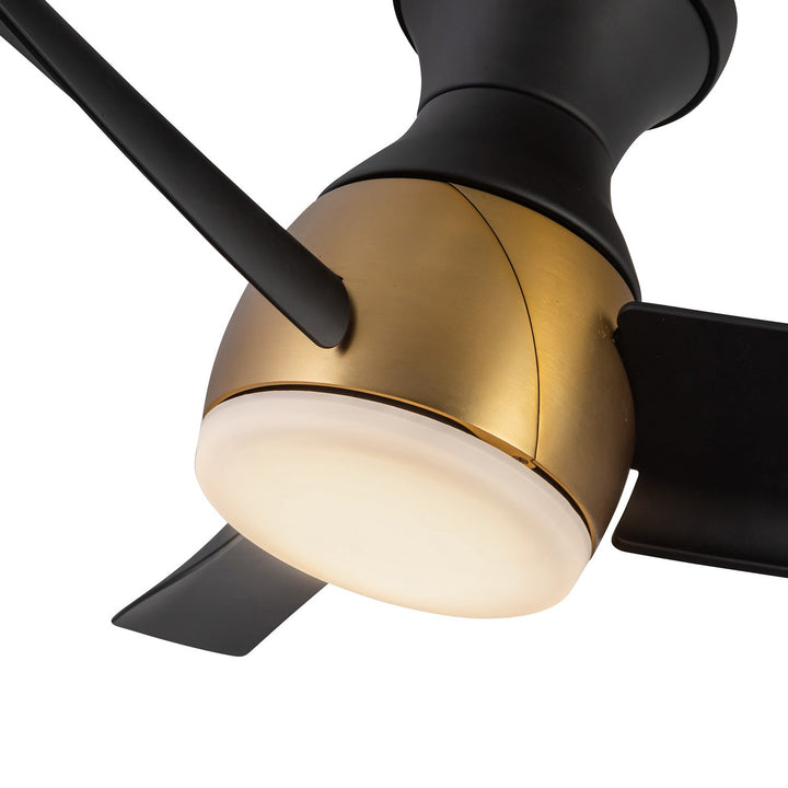Kuzco Canada - HF91954-BG/MB - 54"Hugger Fan - Thalia - Brushed Gold/Matte Black