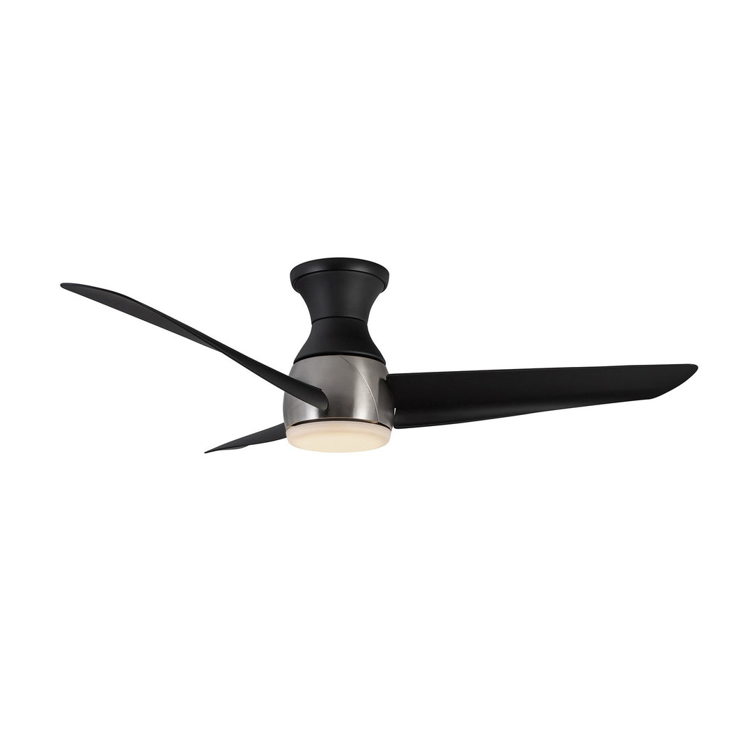 Kuzco Canada - HF91954-BN/MB - 54"Hugger Fan - Thalia - Brushed Nickel/Matte Black