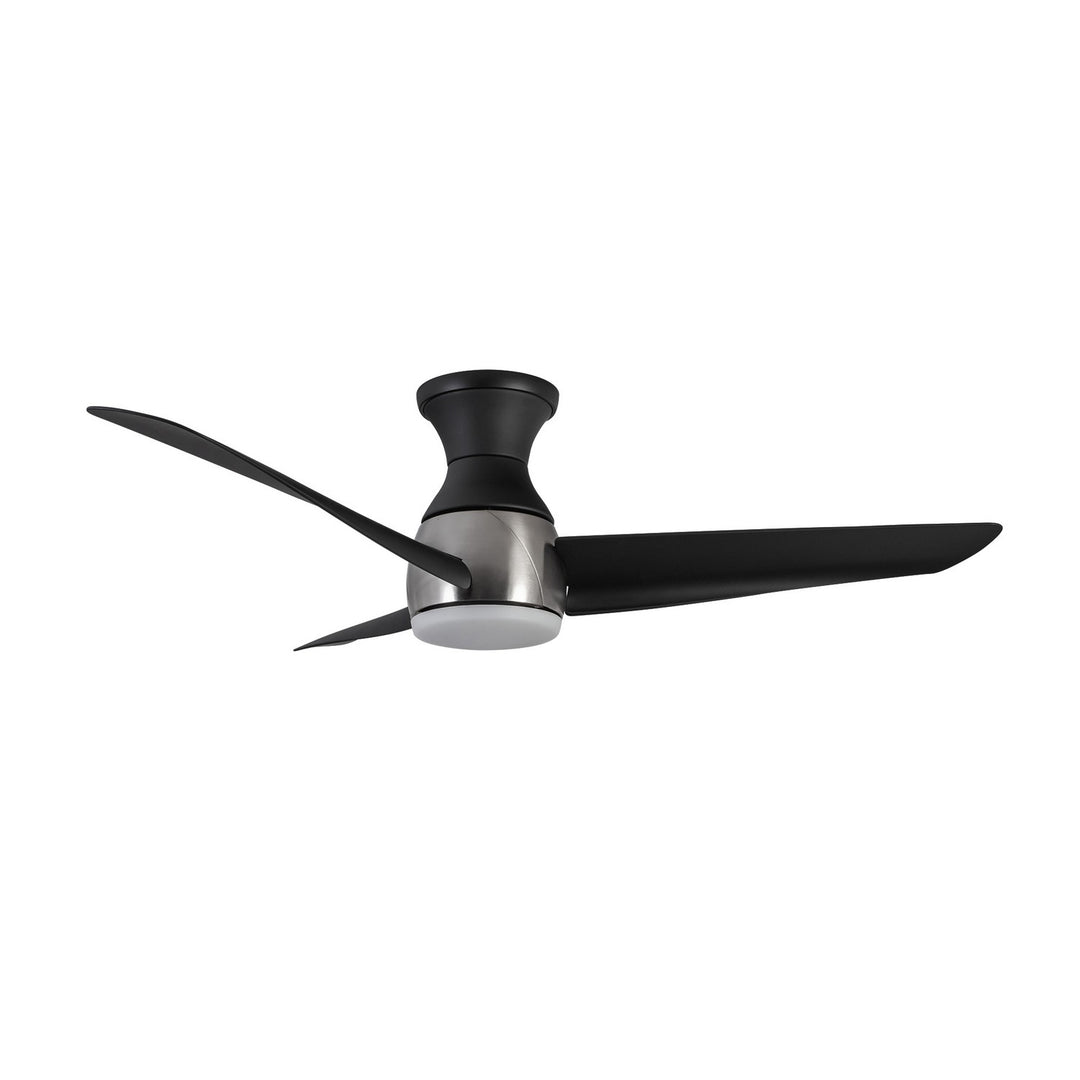 Kuzco Canada - HF91954-BN/MB - 54"Hugger Fan - Thalia - Brushed Nickel/Matte Black
